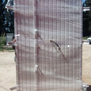 Porte battante tole nervuree 02