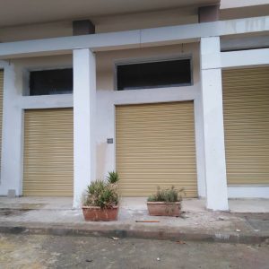 Portes rideaux lame bombee pleine 01